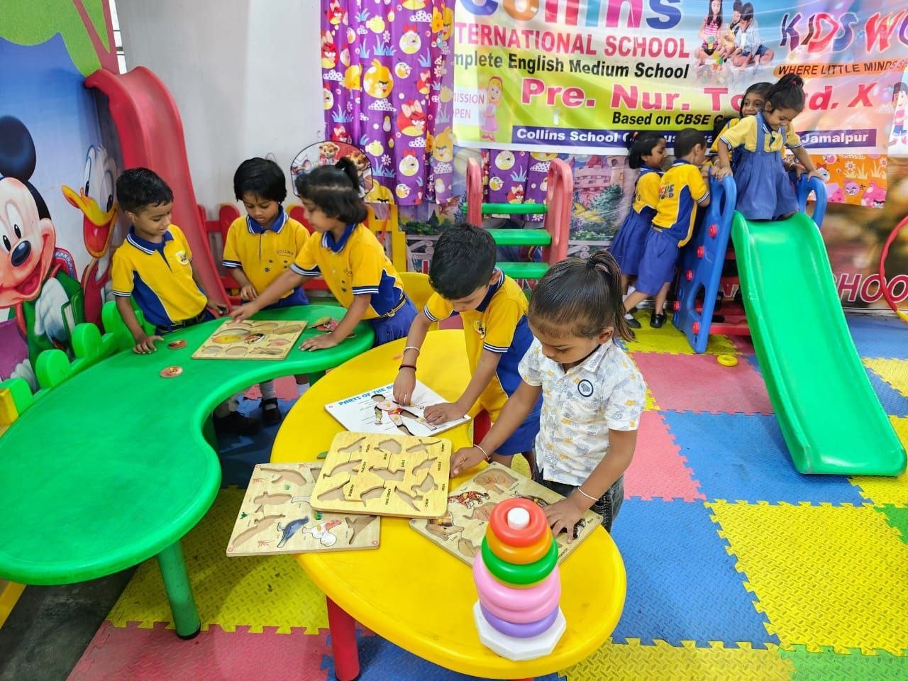 Happy children at Collins Kids